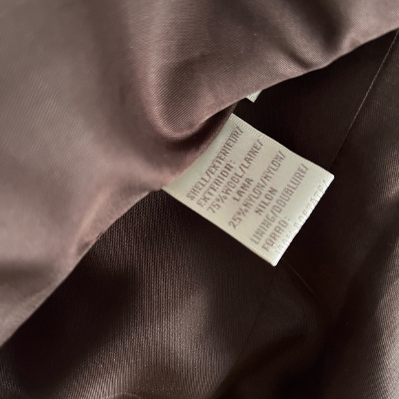 Jones New York Vintage Brown Plaid Cropped Blazer - size 4 - Picture 3 of 3